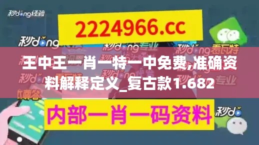 王中王一肖一特一中免费,准确资料解释定义_复古款1.682