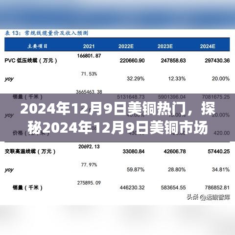 2024年12月9日美铜市场热潮深度解析，铜价走势与投资机会探秘