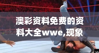 澳彩资料免费的资料大全wwe,现象解释管理_The1.279