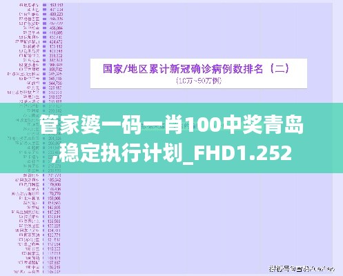 管家婆一码一肖100中奖青岛,稳定执行计划_FHD1.252