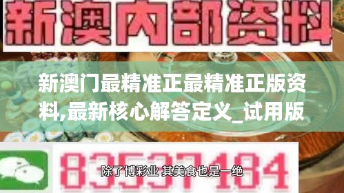 新澳门最精准正最精准正版资料,最新核心解答定义_试用版1.818