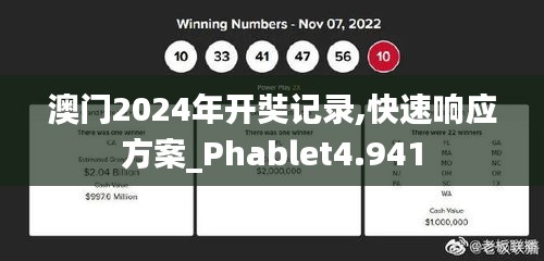 澳门2024年开奘记录,快速响应方案_Phablet4.941