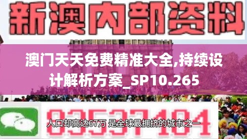 澳门天天免费精准大全,持续设计解析方案_SP10.265