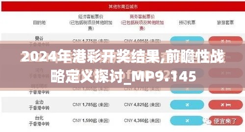 2024年港彩开奖结果,前瞻性战略定义探讨_MP9.145