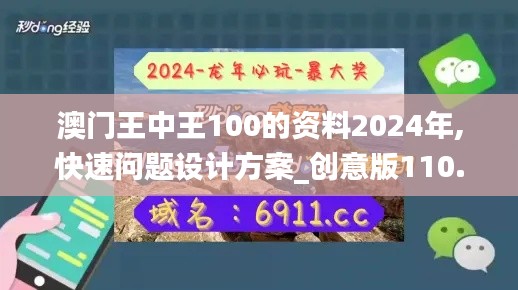 澳门王中王100的资料2024年,快速问题设计方案_创意版110.531