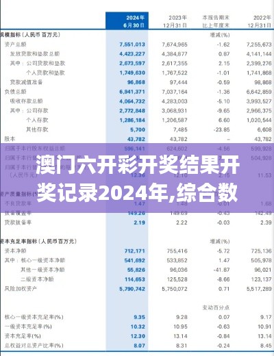 澳门六开彩开奖结果开奖记录2024年,综合数据解析说明_特供版1.735