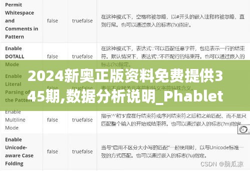 2024新奥正版资料免费提供345期,数据分析说明_Phablet8.294