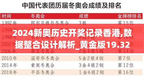 2024新奥历史开奖记录香港,数据整合设计解析_黄金版19.327