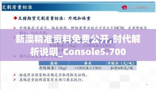 新澳精准资料免费公开,时代解析说明_Console5.700