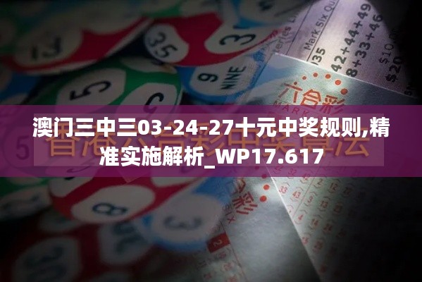 澳门三中三03-24-27十元中奖规则,精准实施解析_WP17.617