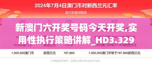 新澳门六开奖号码今天开奖,实用性执行策略讲解_HD3.329