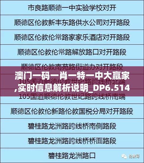 澳门一码一肖一特一中大羸家,实时信息解析说明_DP6.514