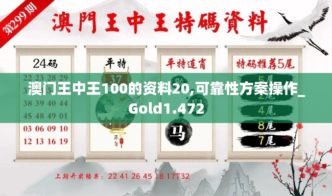 澳门王中王100的资料20,可靠性方案操作_Gold1.472