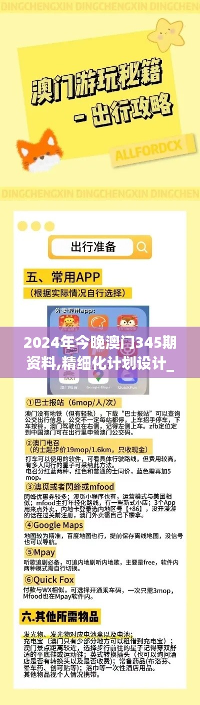 2024年今晚澳门345期资料,精细化计划设计_X8.564