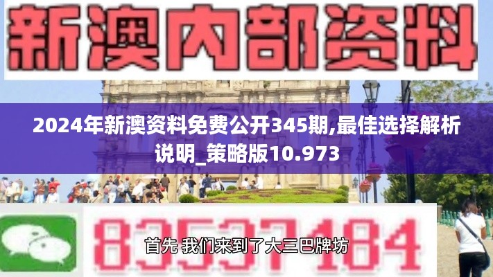 2024年新澳资料免费公开345期,最佳选择解析说明_策略版10.973