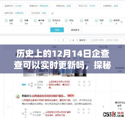 揭秘历史上的企查查，时光驿站与鲜为人知的小店的不解之缘——探寻小巷深处的时光驿站与企查查实时更新历史记录