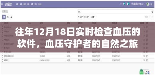 寻找内心平静之旅，血压守护者软件助力日常血压监测