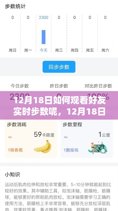 12月18日如何实时追踪好友步数轨迹？