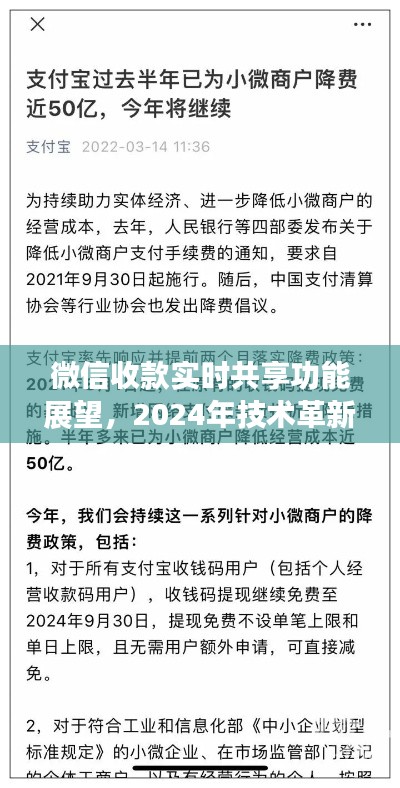 微信收款实时共享功能展望，技术革新引领新趋势解析（2024年视角）