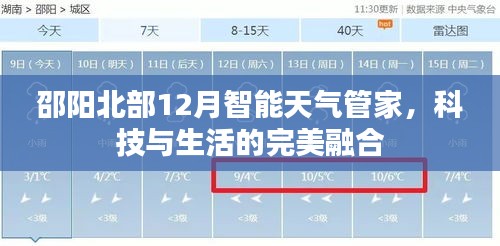 邵阳北部12月智能天气管家，科技与生活的无缝对接