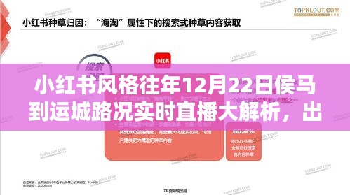 小红书风格，侯马到运城路况实时直播解析与出行必备攻略！