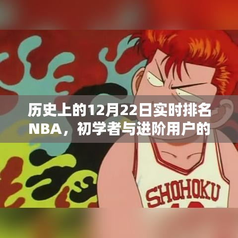 全方位指南，历史上的NBA实时排名，初学者与进阶用户必看的篮球盛宴（12月22日篇）