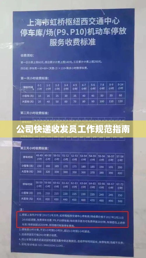 公司快递收发员工作规范指南