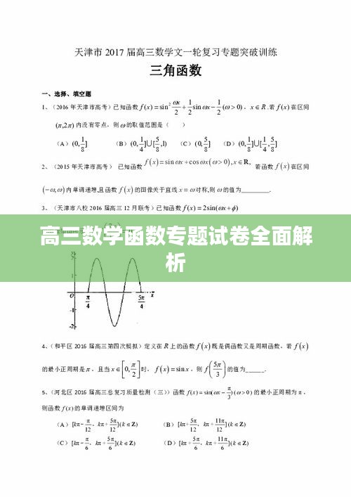 高三数学函数专题试卷全面解析