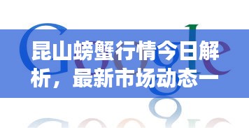 昆山螃蟹行情今日解析，最新市场动态一网打尽