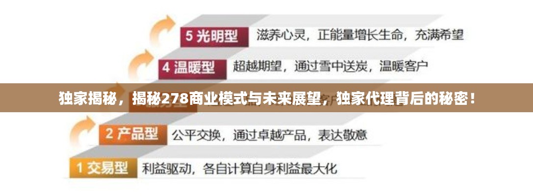 独家揭秘，揭秘278商业模式与未来展望，独家代理背后的秘密！