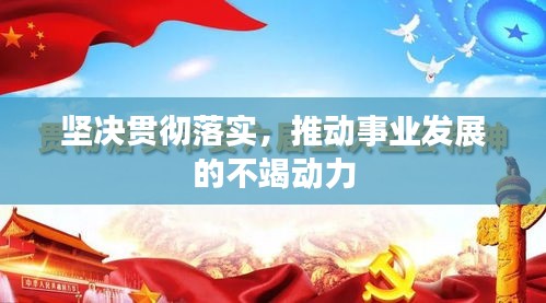 坚决贯彻落实，推动事业发展的不竭动力